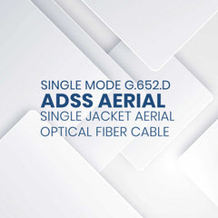 Single Mode G.652.D ADSS (All Dielectric Self-Supporting) Single Jacket Aerial Optical Fiber Cables