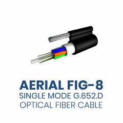 SINGLE MODE G.652.D AERIAL FIG-8 OPTICAL FIBER CABLE