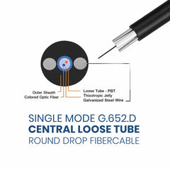 SMG.652.D CENTRAL LOOSE TUBE ROUND DROP CABLE